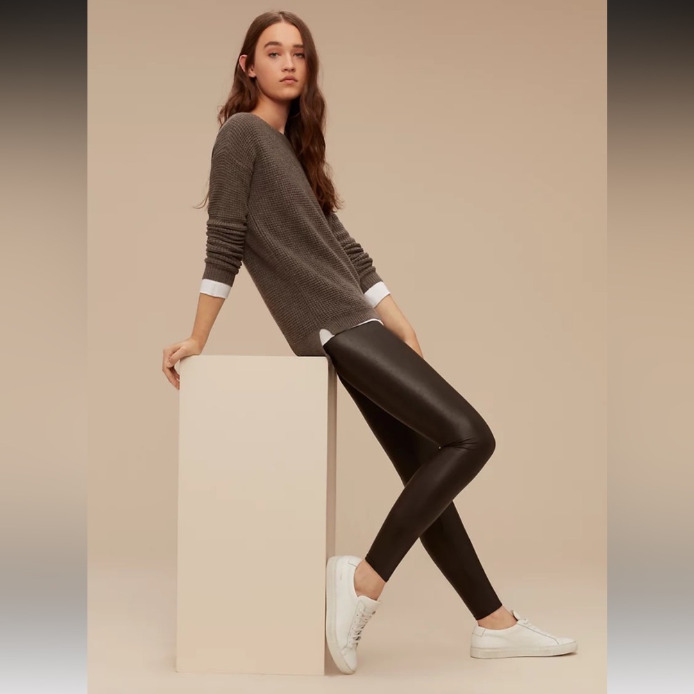 Aritzia Vegan Leather Leggings
